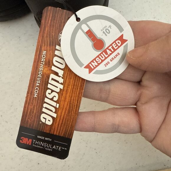 Northside Dawson Shoes Mens Size 10 Brown Polar Suede Slip-On Insulated - Picture 9 of 11